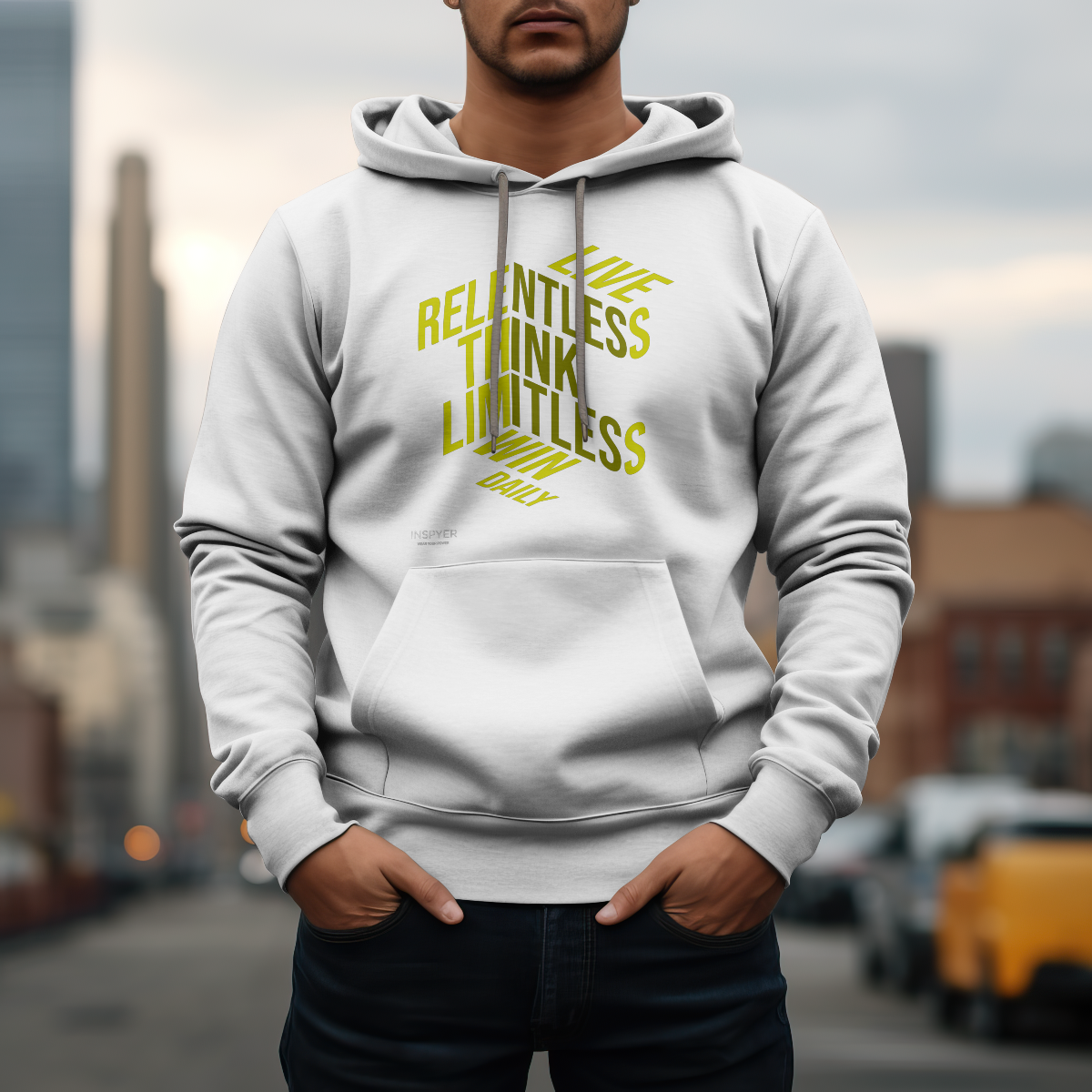 INSPYER Live Relentless Win Daily Unisex Streetwear Hoodie